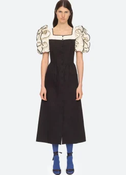 Sea New York Paloma Vintage x Sea|Dresses>Paloma Puff Slv Dress